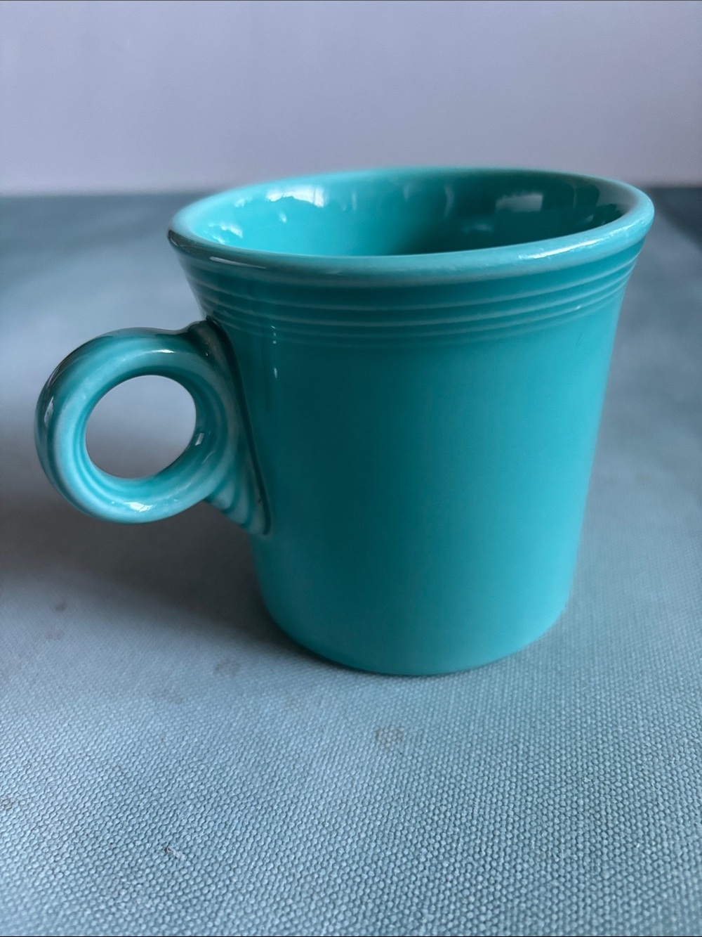 Fiestaware Classic Ring Handle Mug 8oz. Turquoise - Picture 3 of 10